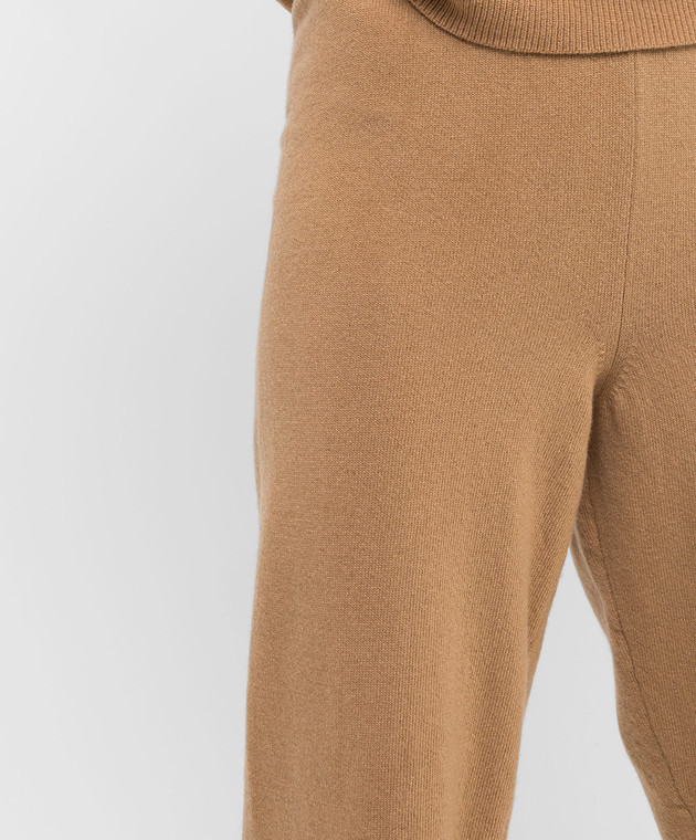 Babe Pay Pls Beige wool and cashmere joggers DFB034 image 5