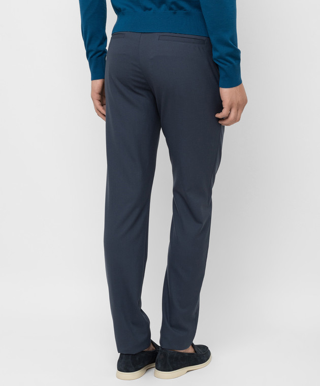 Loro Piana Сині брюки з  вовни FAL3058 зображення 4