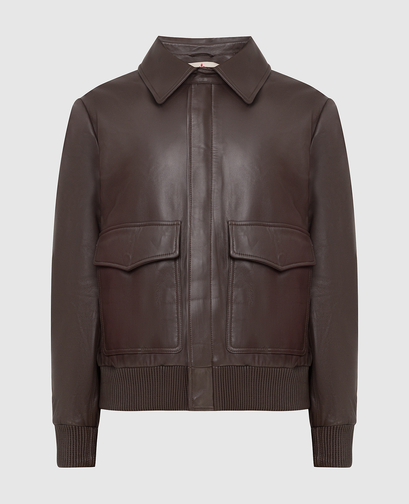 Dark Brown Leather Jacket ChangeClear