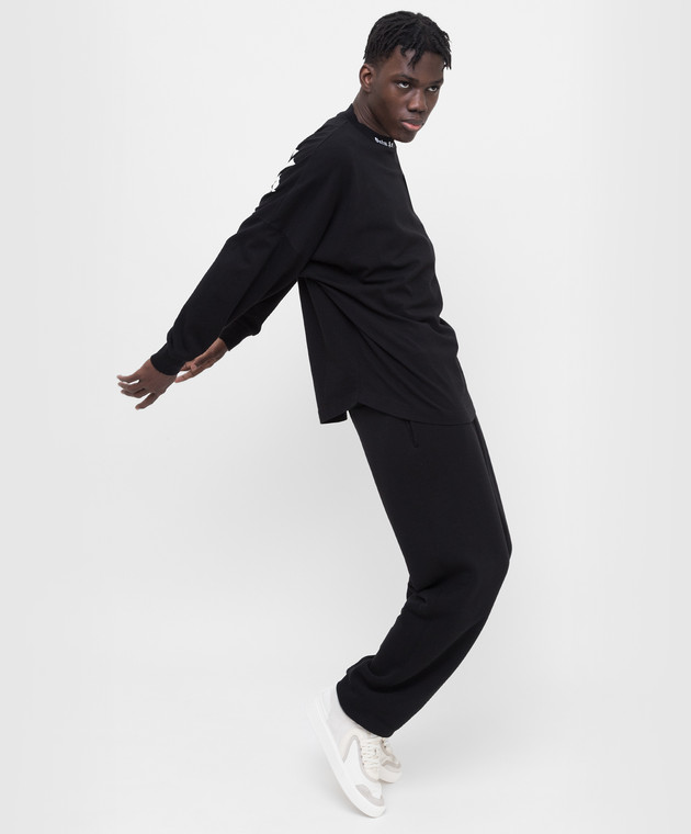 Palm Angels Лонгслив с принтом логотипа PMAB001C99JER001 изображение 2