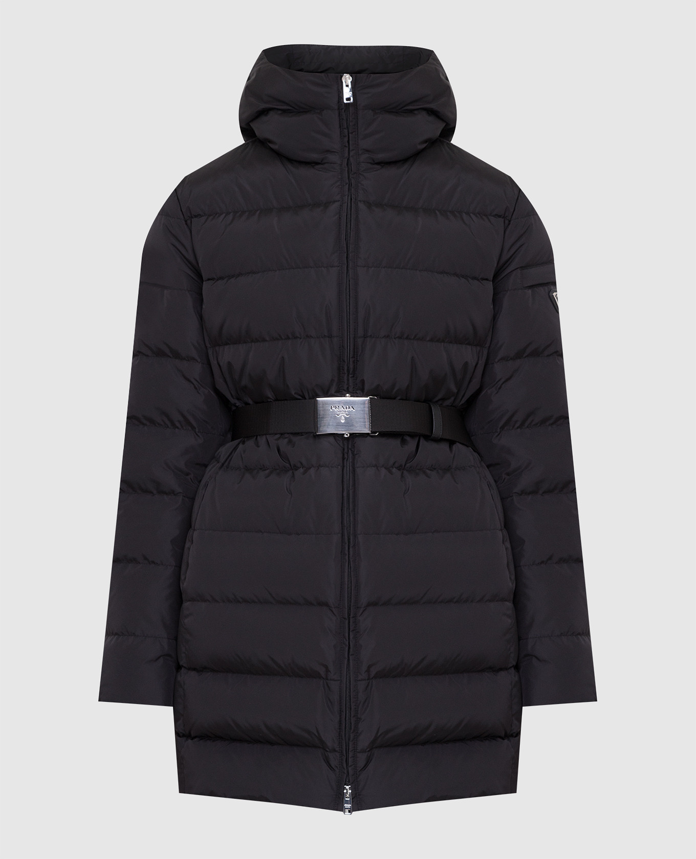 

Черная пуховая куртка, Черный, Куртки