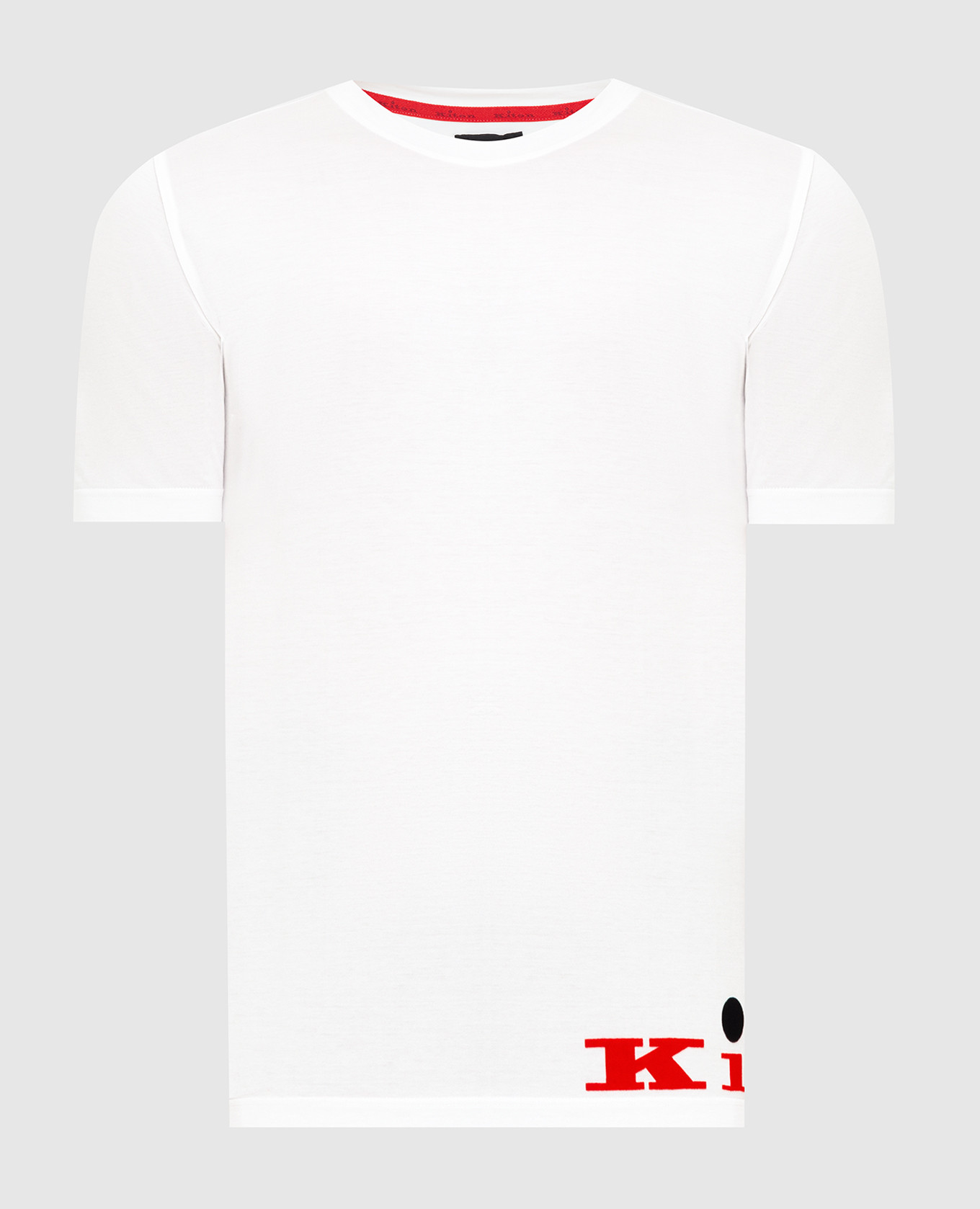 

Футболка с логотипом Kiton, Белый, Футболки