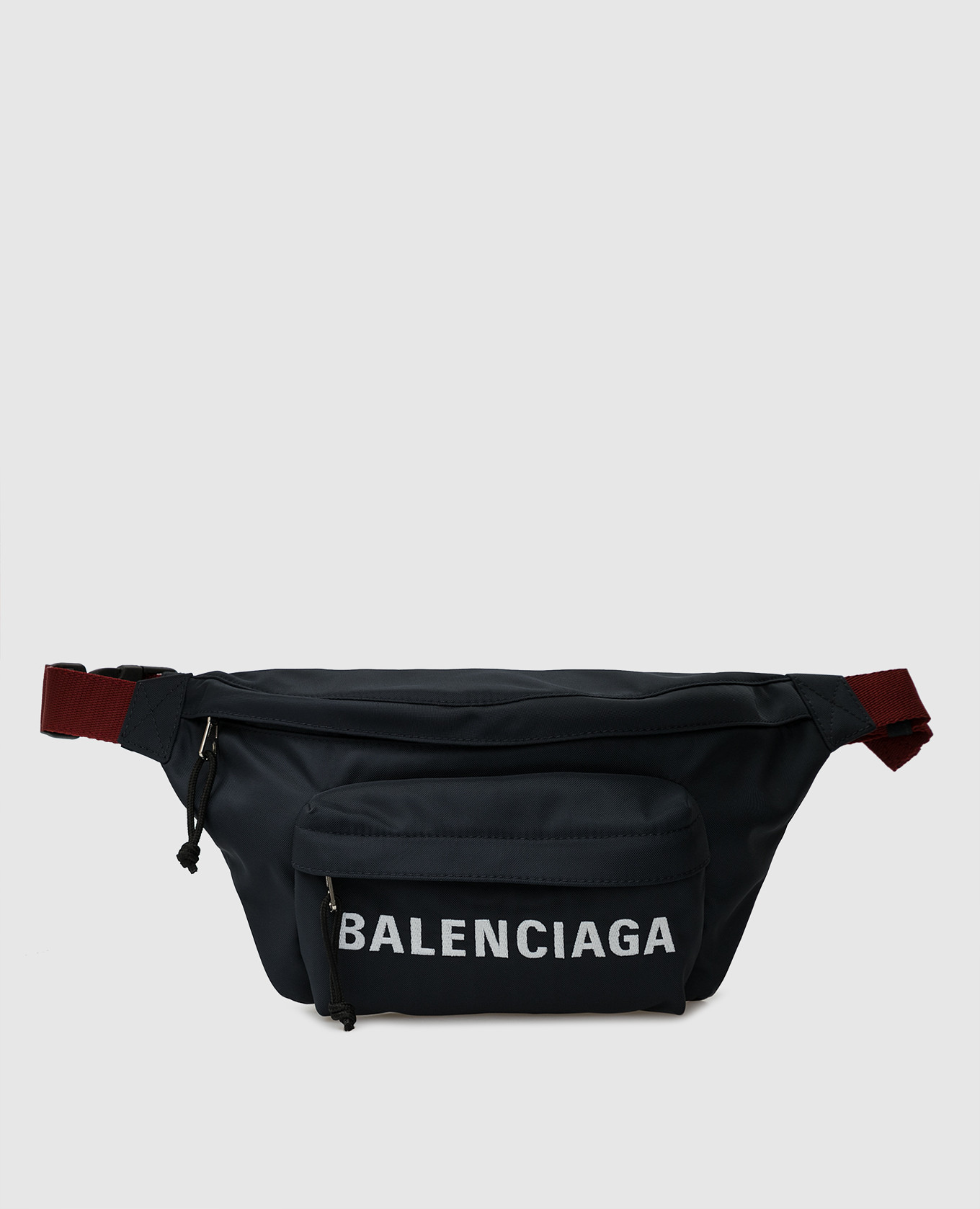 

Синяя поясная сумка с логотипом Balenciaga, Синий, Сумки