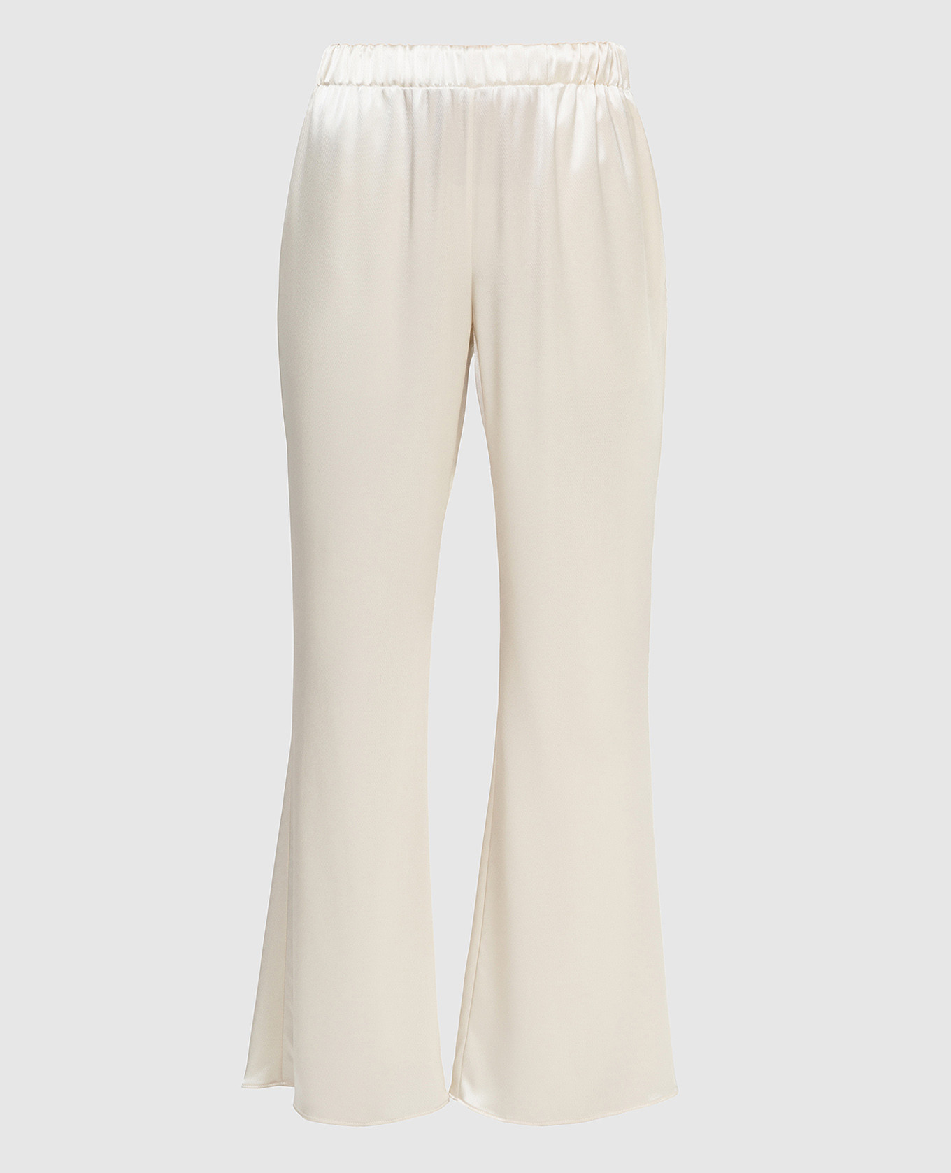 

Светло-бежевые брюки, Бежевый, Брюки клеш