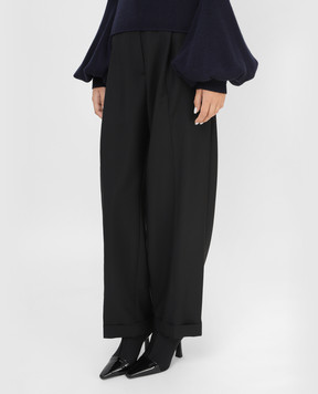 Roksanda Черные брюки из шерсти Azurea AW21P2362