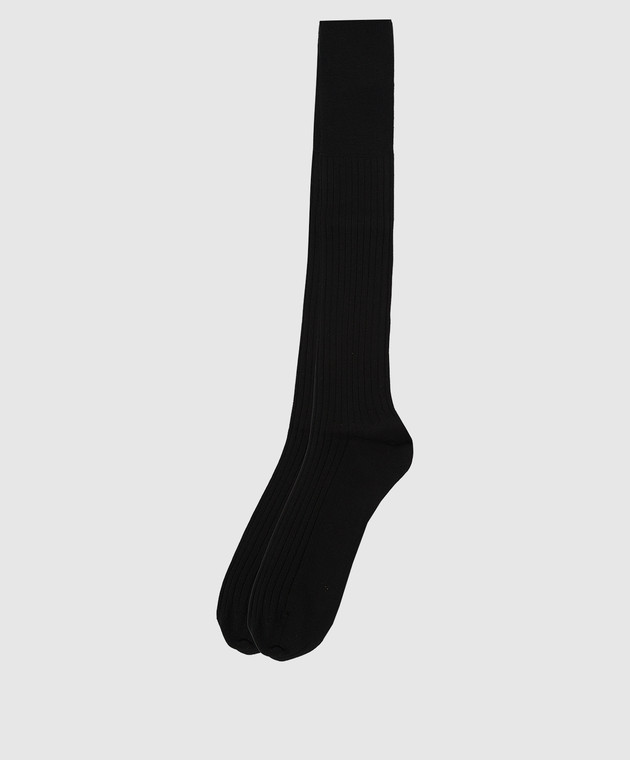Peserico Черные гольфы из шерсти R74000C009361 изображение 2