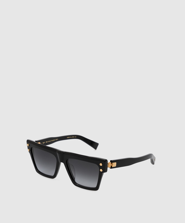 Balmain Черные солнцезащитные очки BPS121A54 изображение 4