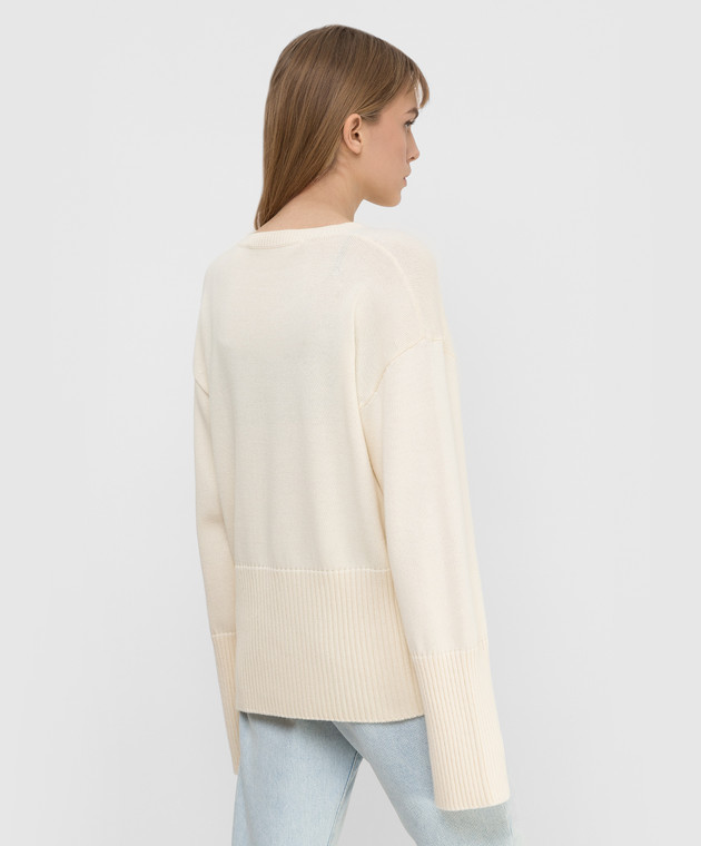 Off-White Джемпер с логотипом OWHE063C99KNI001 изображение 4