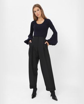 Roksanda Черные брюки из шерсти Azurea AW21P2362