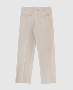 Stefano Ricci Детские бежевые брюки YAT8200010VAL011