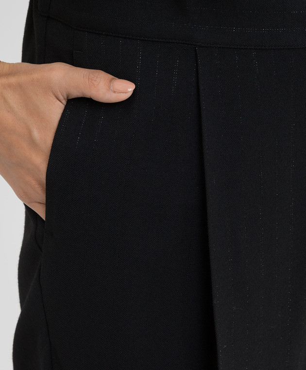 Marina Rinaldi Trousers in wool with lurex RETTA image 5