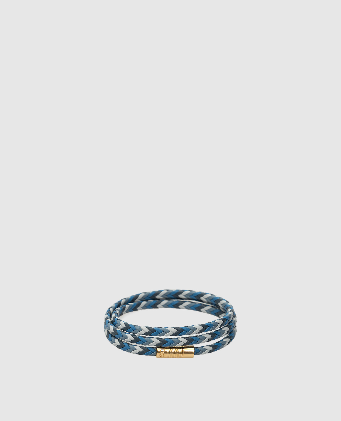 Кожаный синий браслет Dolce&Gabbana