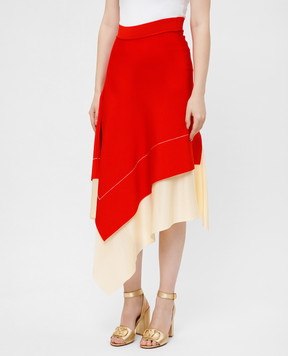 Victoria Beckham Червона спідниця SKKNT3822