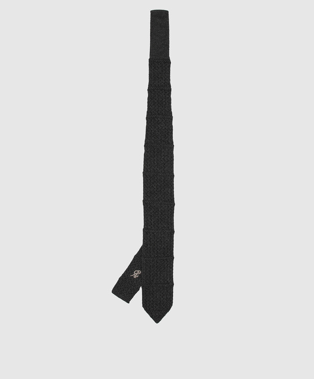 Stefano Ricci Дитячий галстук з кашеміру в візерунок YCRMTSR2600 зображення 2