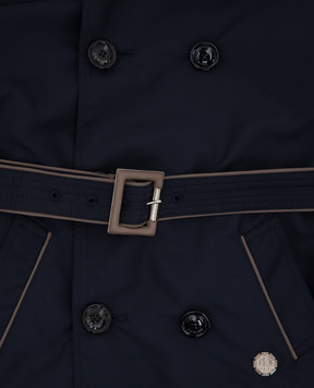 Stefano Ricci Дитячий темно-синій тренч YAJ7200030RS0003