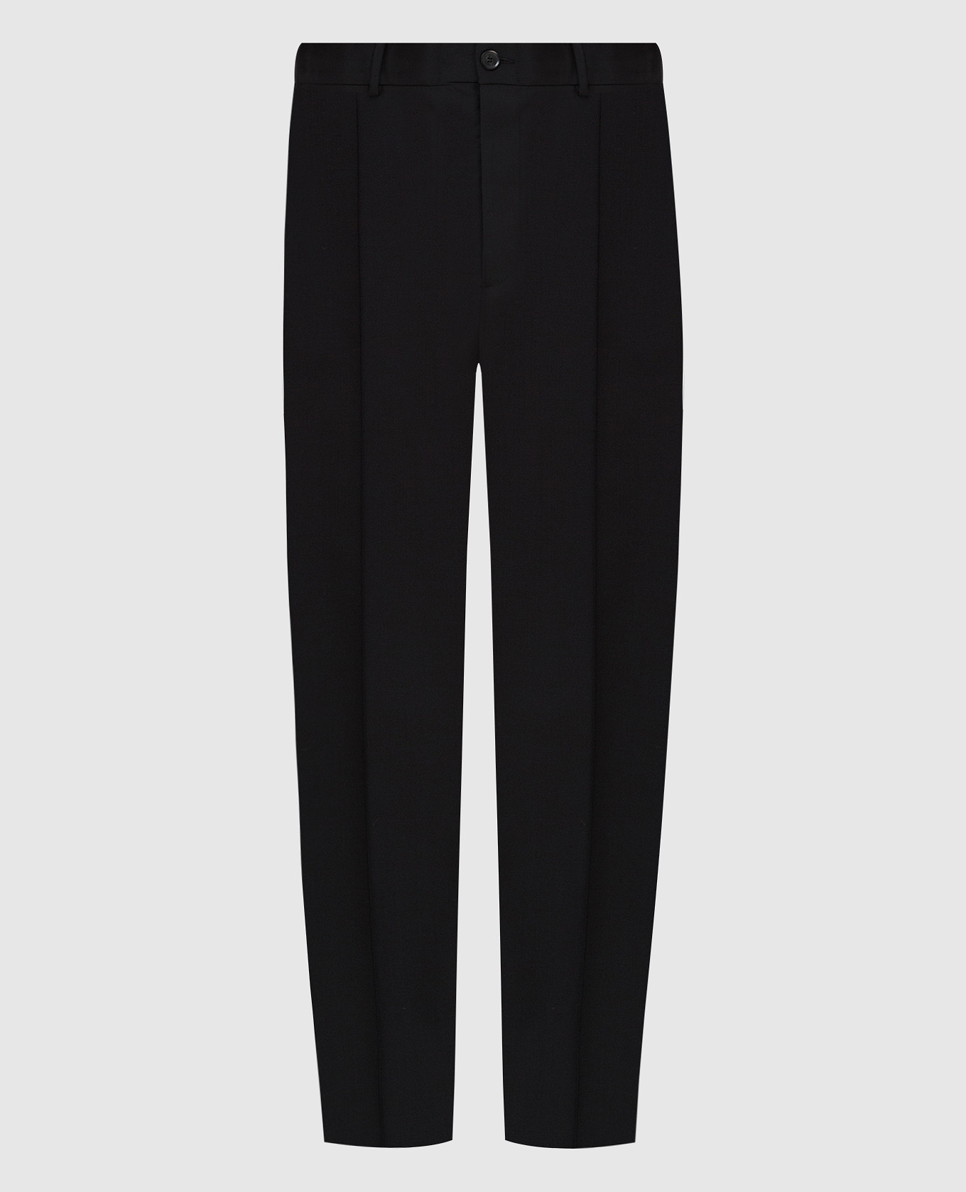 Черные брюки из шерсти Valentino