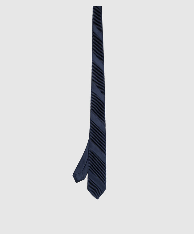 Stefano Ricci Дитячий шовковий темно-синя краватка в візерунок YCP14UNIR зображення 2