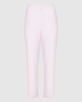 Alexander McQueen Розовые брюки 536682