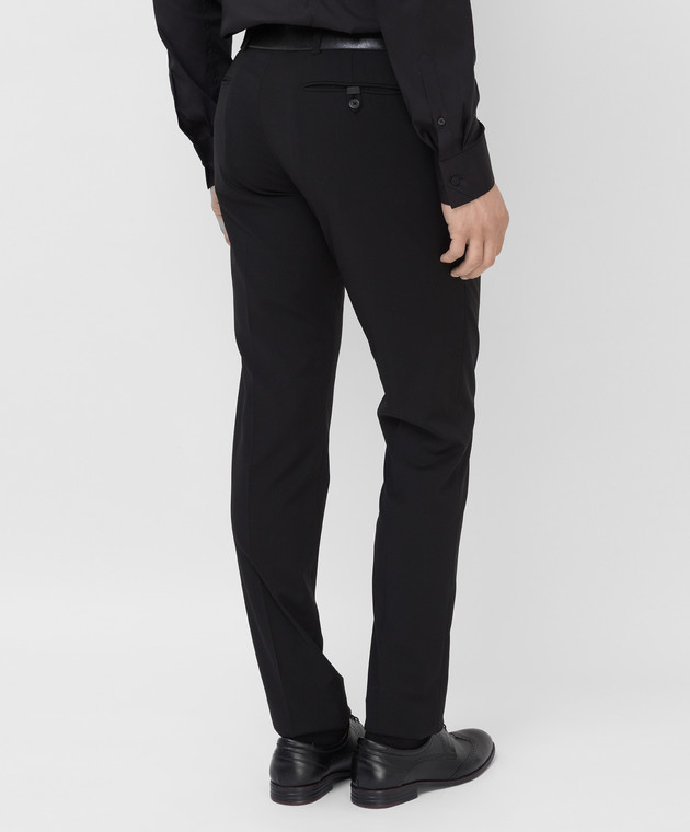 Prada Черные брюки из шерсти UPA8411W1T изображение 4