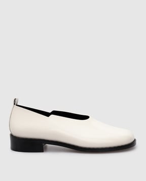 The Row Білі шкіряні туфлі Monceau F1214L60
