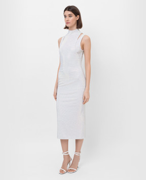 Balmain Сукня міді в кристали WF0RJ070A115