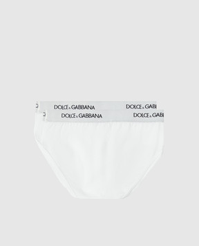 Dolce&Gabbana Детский набор белых трусов L4J700G7OCT