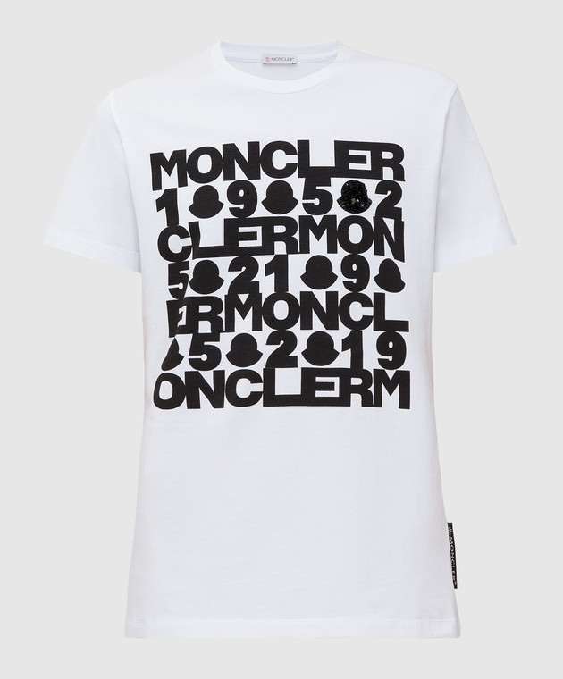 Moncler Белая футболка 8090850V8093