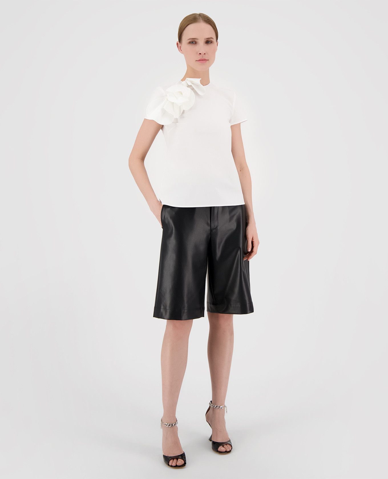 

Белая рубашка с бантами Red Valentino, Белый, Рубашки и блузы