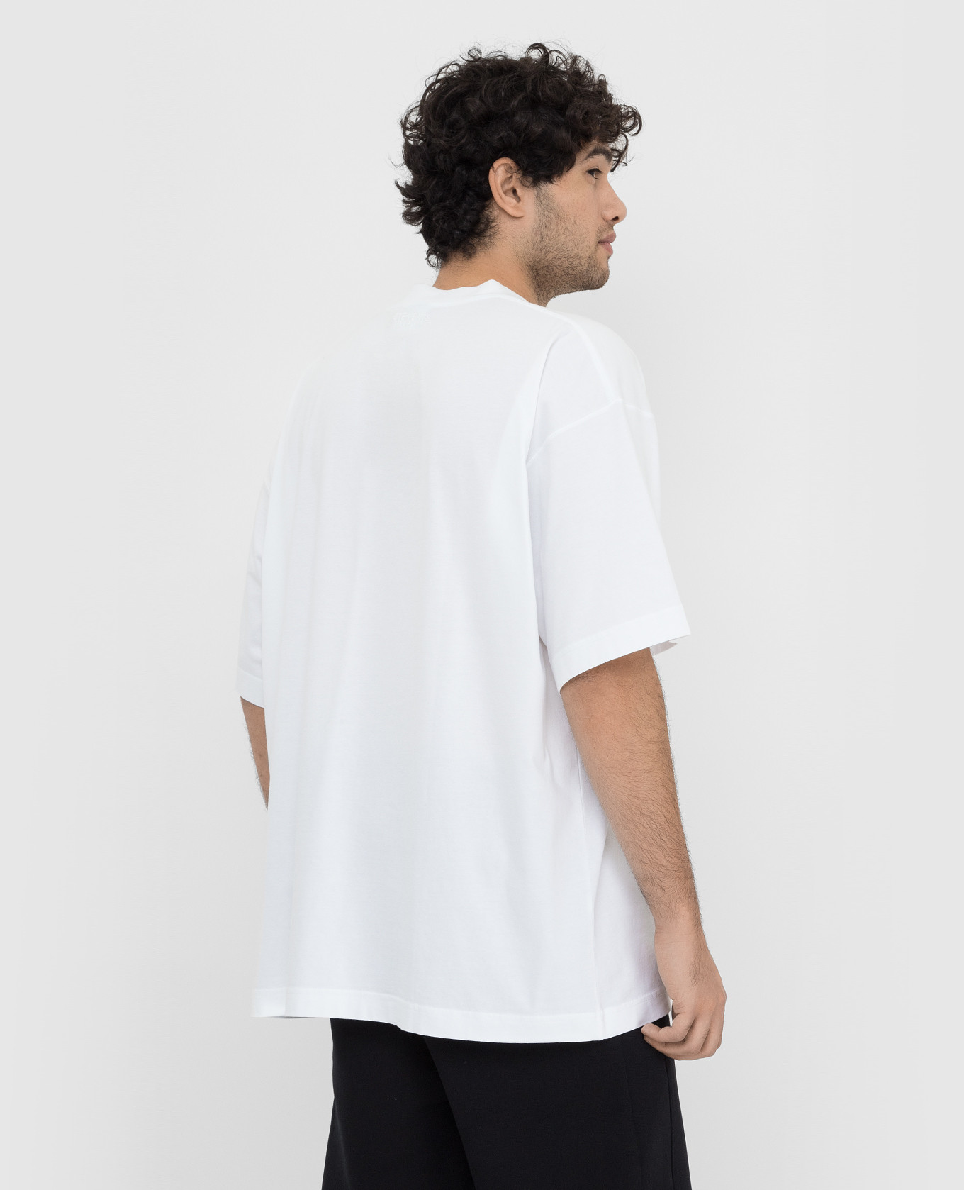 Vetements Белая футболка с вышивкой логотипа UE52TR240Wm изображение 4