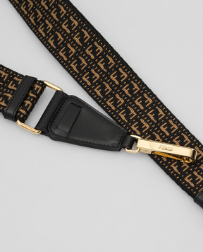 Fendi Жаккардовая знімна ручка для сумки Strap в візерунок монограми логотипу 8AV199AFIN