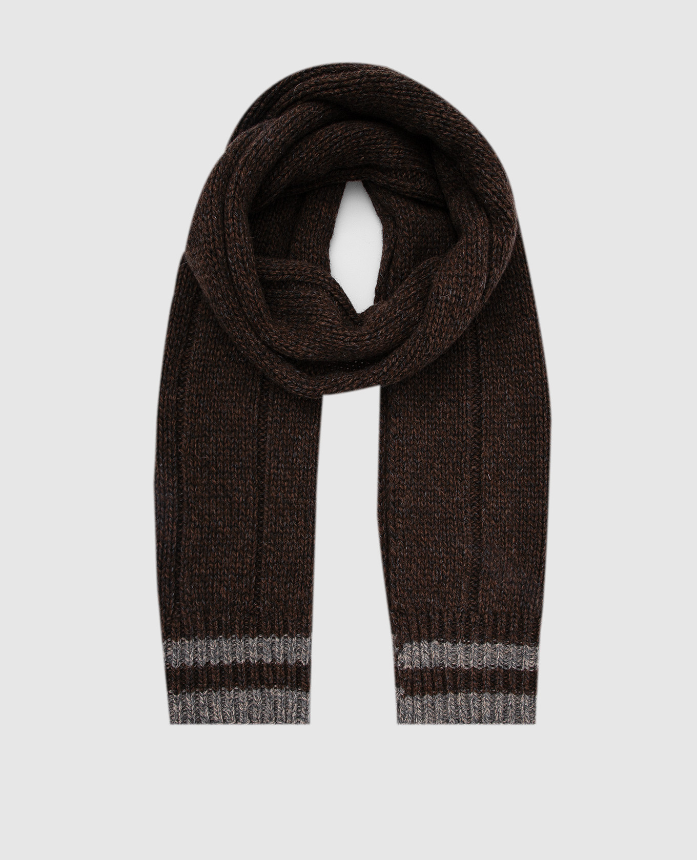 

Темно-коричневый шарф, Тёмно-коричневый, Шарфы