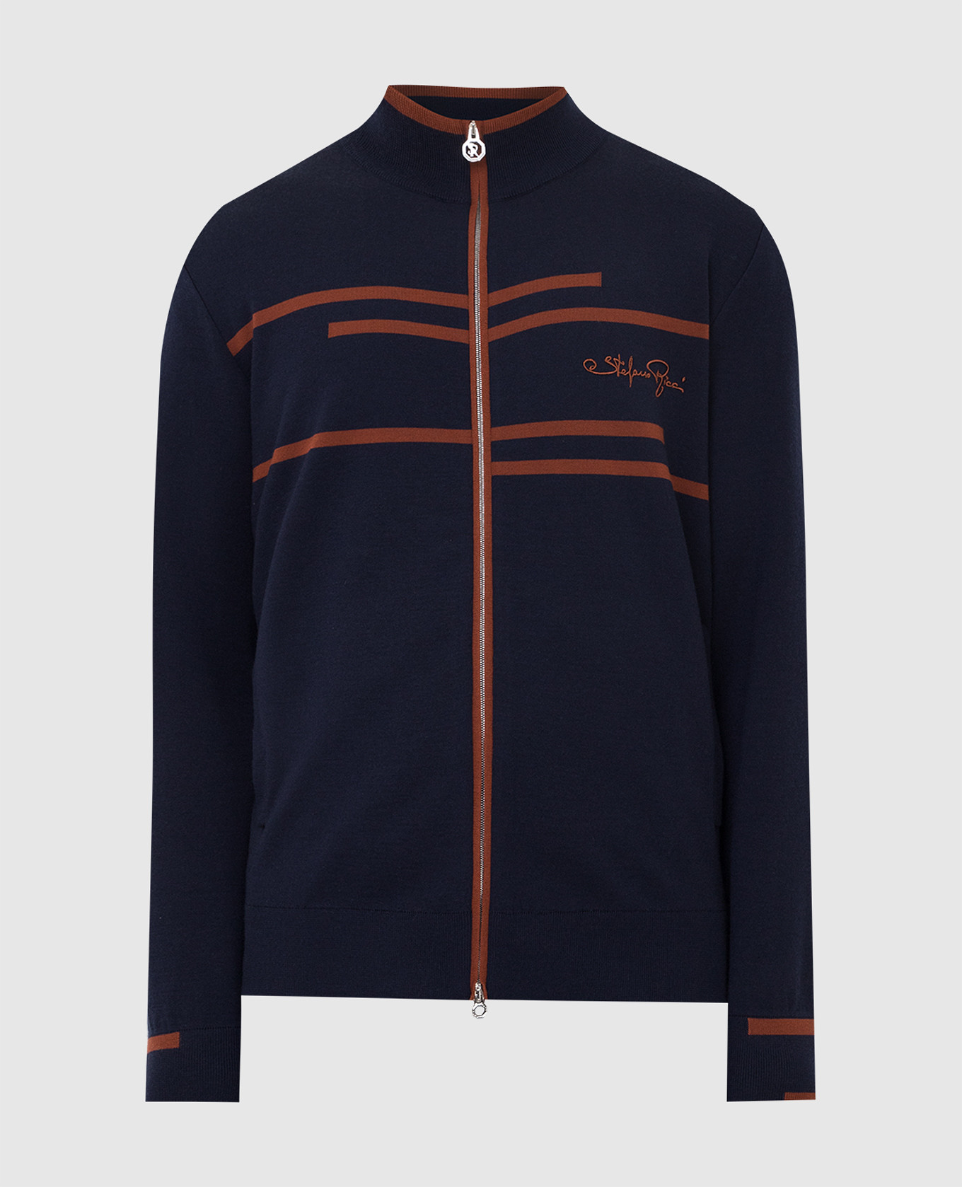 

Спортивная кофта из шерсти и кашемира, Тёмно-синий, Спортивные кофты