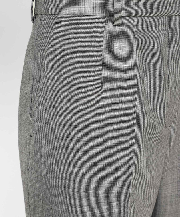 Victoria Beckham Сірі штани з вовни TRTPR2600B зображення 5
