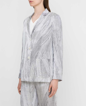 Kiton Жакет з шовку D49537K09S83