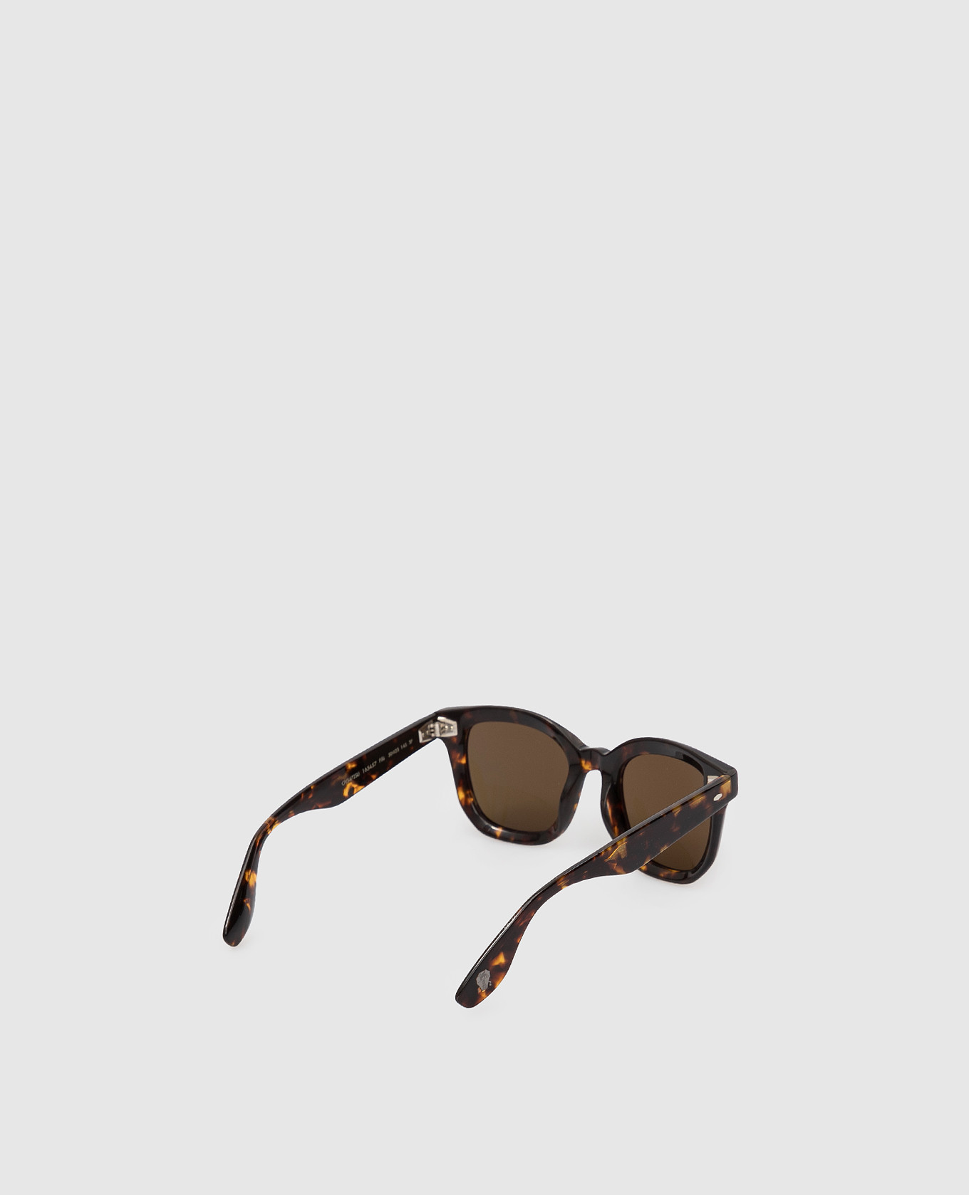 Brunello Cucinelli Темно-коричневые солнцезащитные очки Filu с узором MOCFIL006 изображение 5