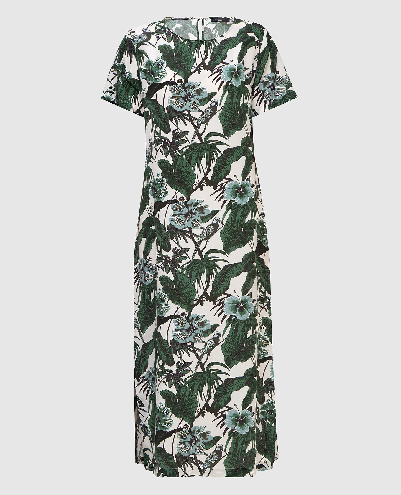 

Зеленое платье из шелка Max Mara Weekend, Зеленый, Платья Миди
