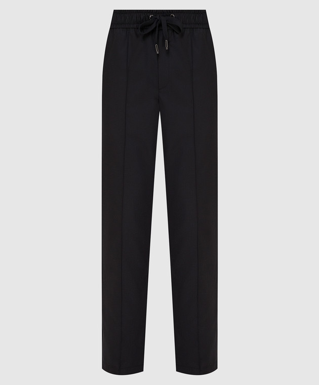 Dolce&Gabbana Чорні брюки з  вовни GYACETFU2Z9