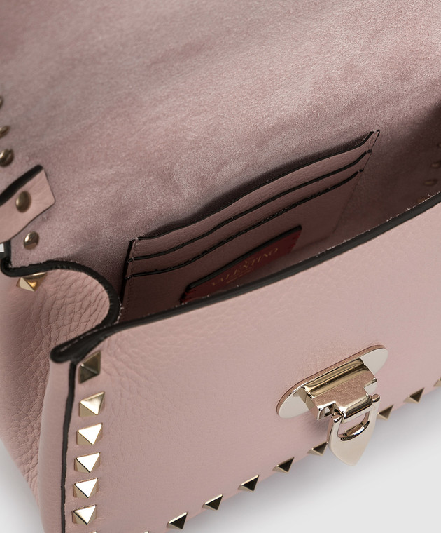 Valentino Розовая кожаная сумка Rockstud WW2B0I52VSF изображение 4
