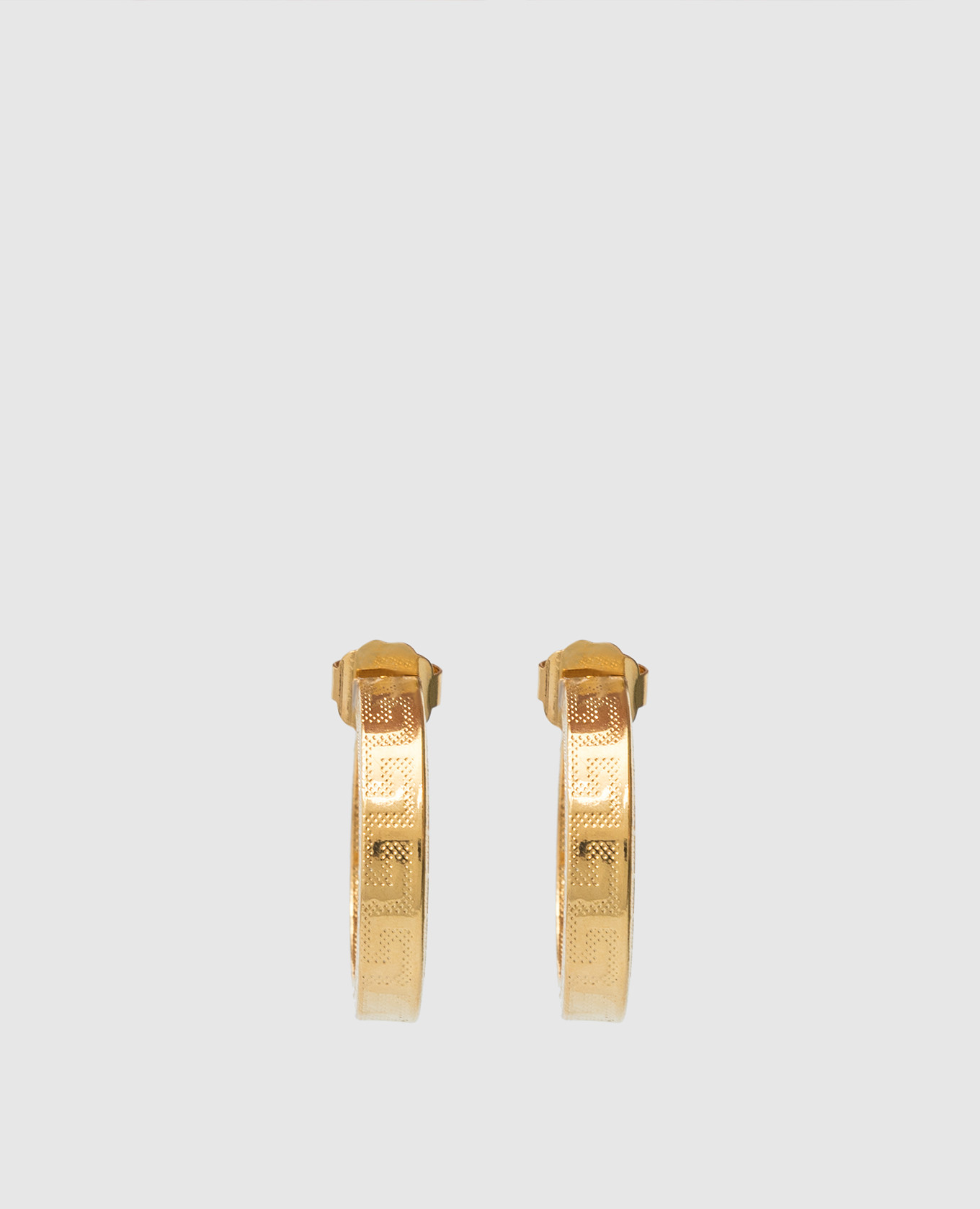 

Круглые серьги в меандр Regina Cora, Золотистый, Серьги и клипсы