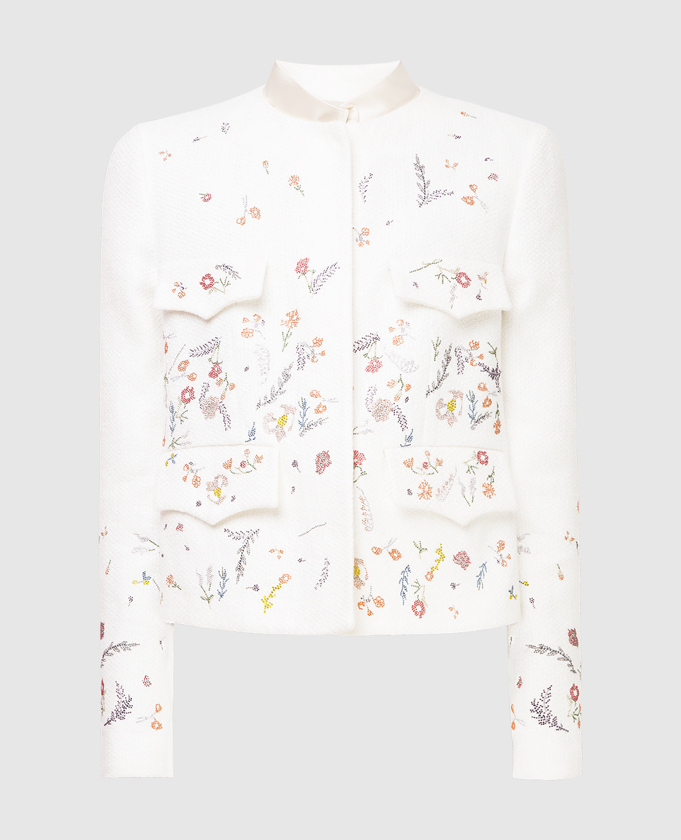 

Белый жакет из льна Ermanno Scervino, Жакеты