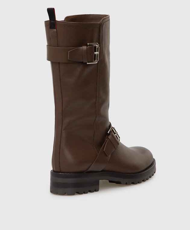 Max & Co Leather boots with straps WALKER image 4