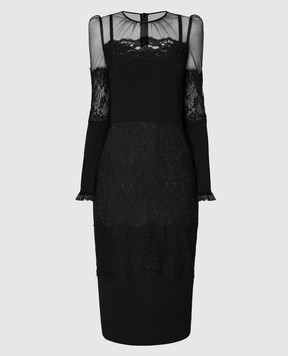 Dolce&Gabbana Черное платье F6C4XTGDL46