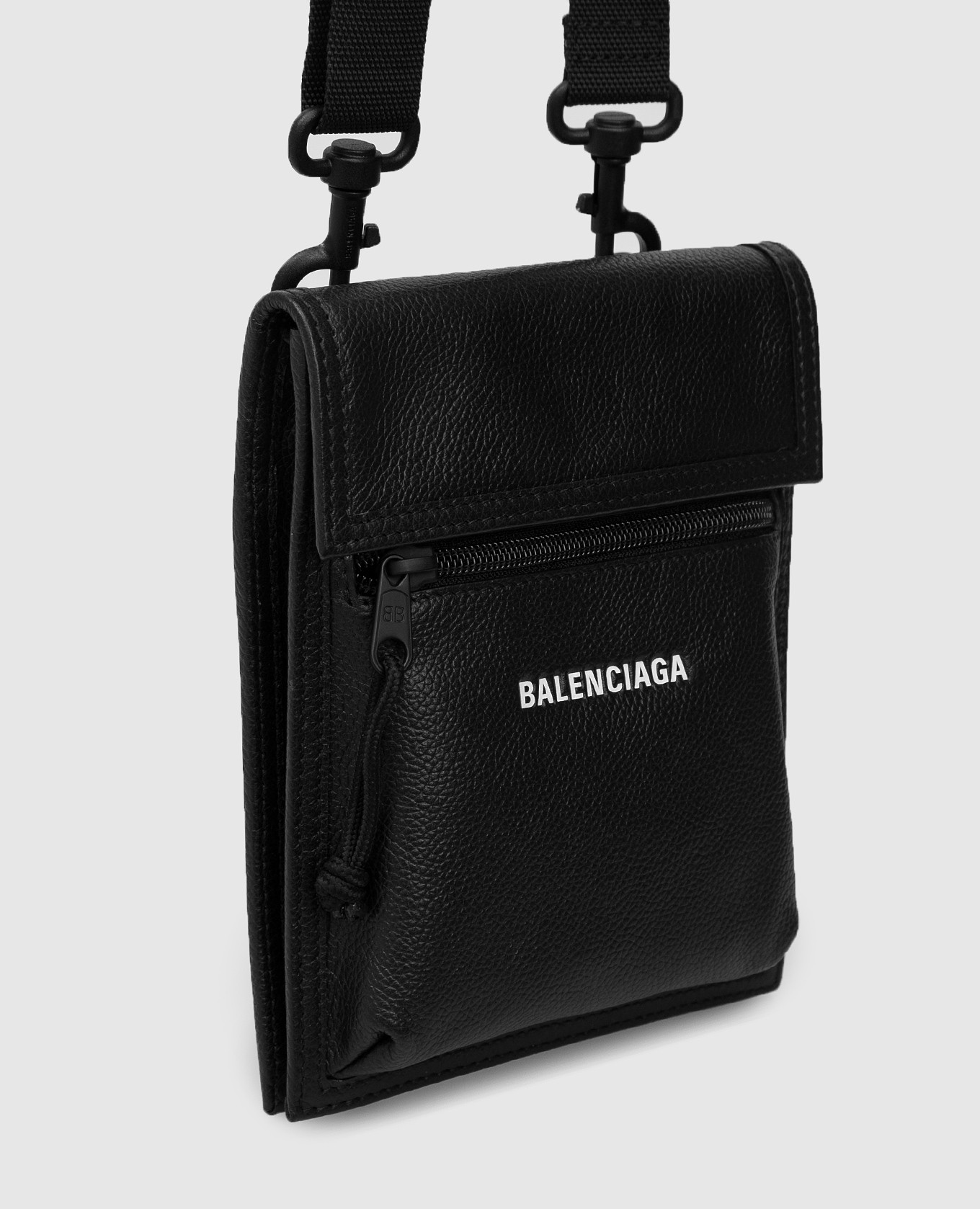 Balenciaga Кожаная сумка Explorer с логотипом 65598213MNX изображение 5