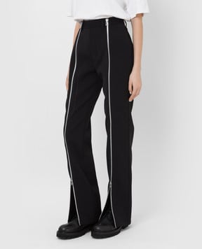 Bottega Veneta Черные брюки из шерсти 681895V0IV0