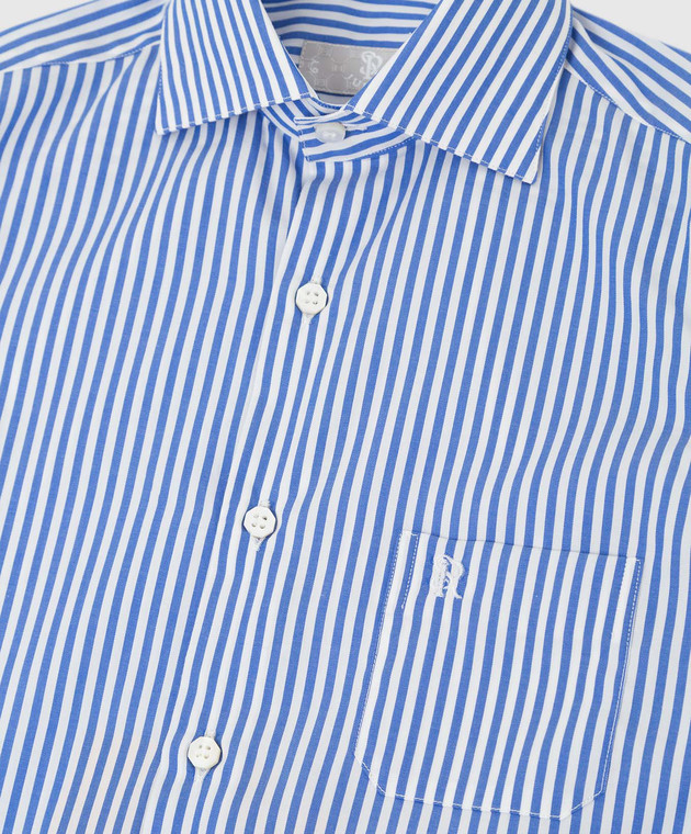 Stefano Ricci Дитяча сорочка в смужку YC004157M1813 зображення 3