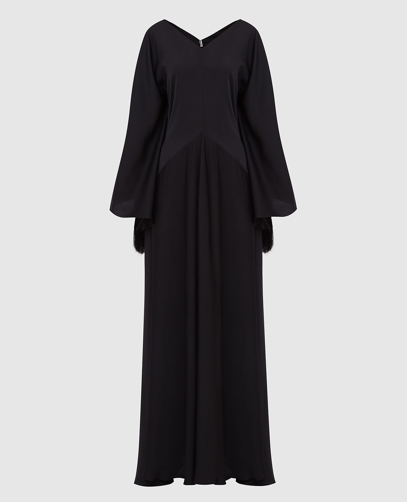 

Черное платье с разрезами, Черный, Платья в пол