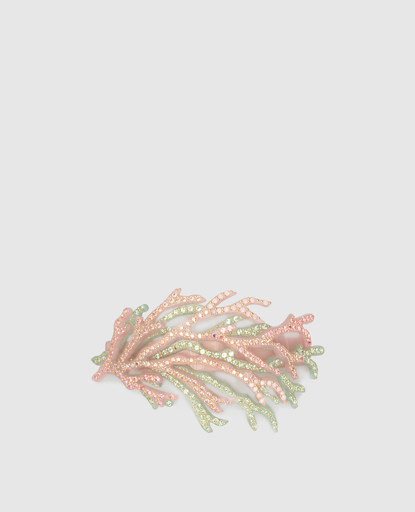 

Розовая заколка с кристаллами, Розовый, Заколки