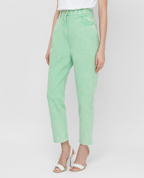 Balmain Зелені джинси VF15700D090