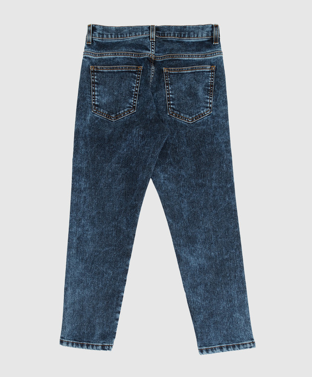 Balmain Детские джинсы с принтом с логотипа 6P6570D0004 изображение 2