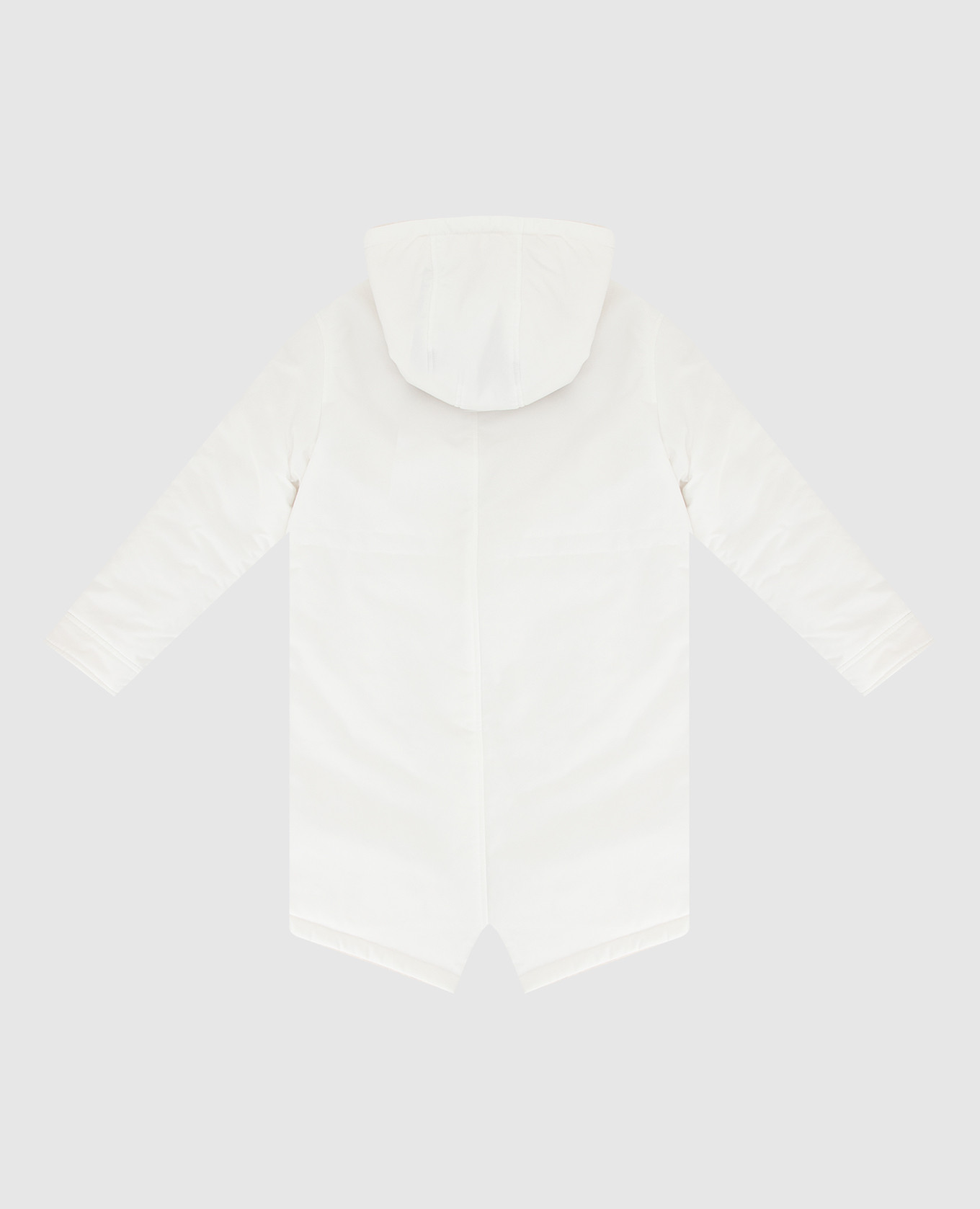 Yves Salomon Enfant Детская белая двусторонняя куртка 22WEM008XXNYWO10 изображение 3